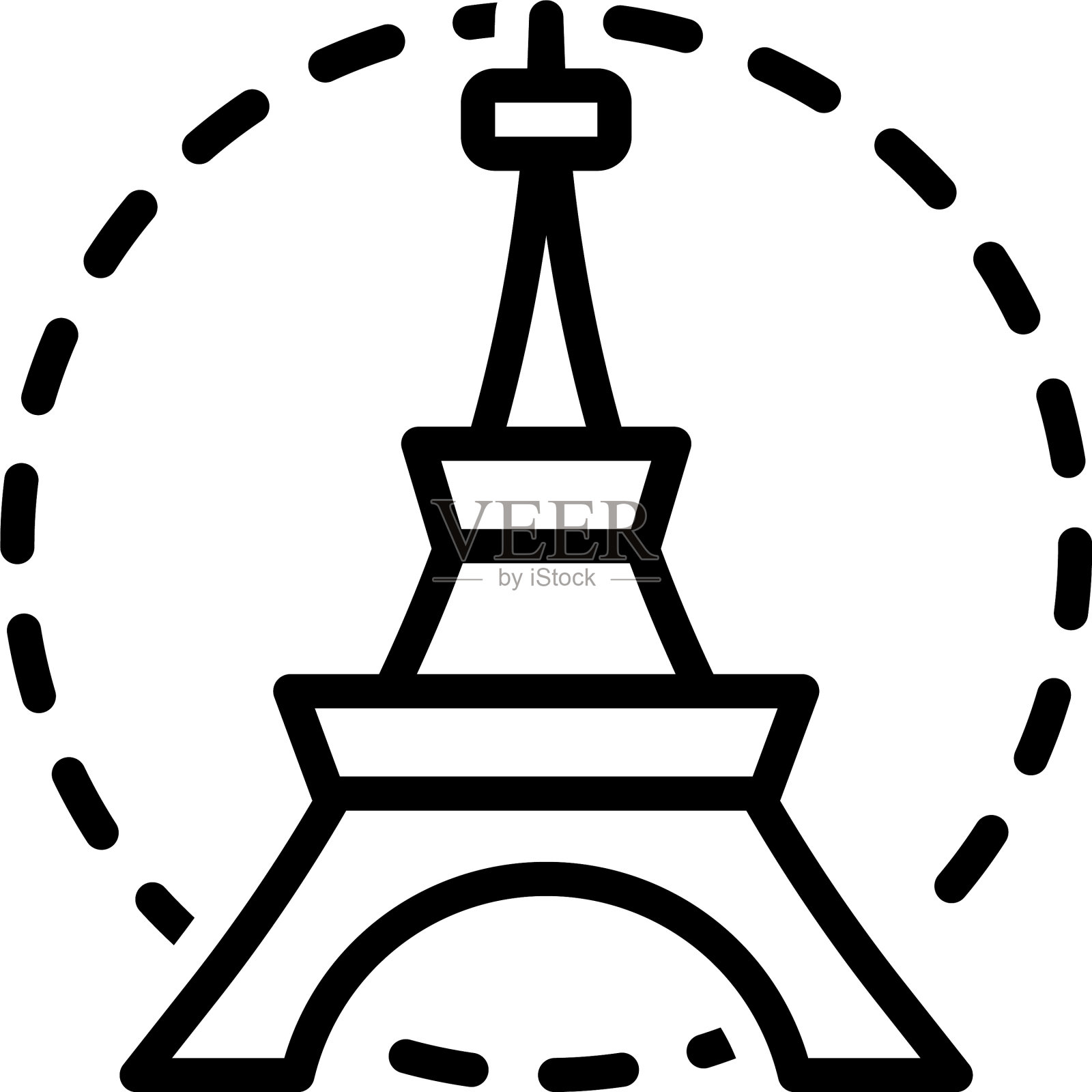 法国插画图片素材