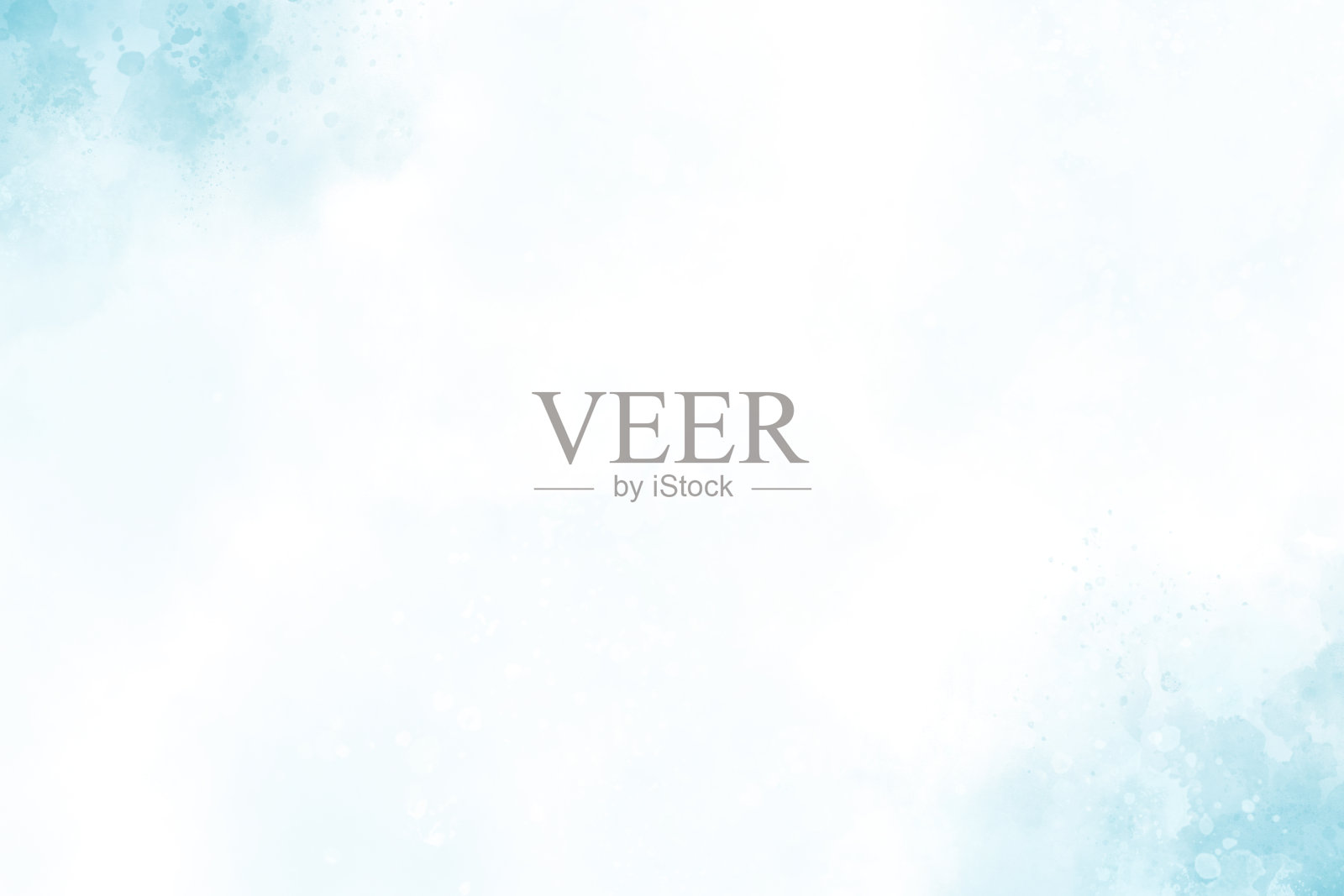 美丽的抽象蓝天水彩背景纹理照片摄影图片