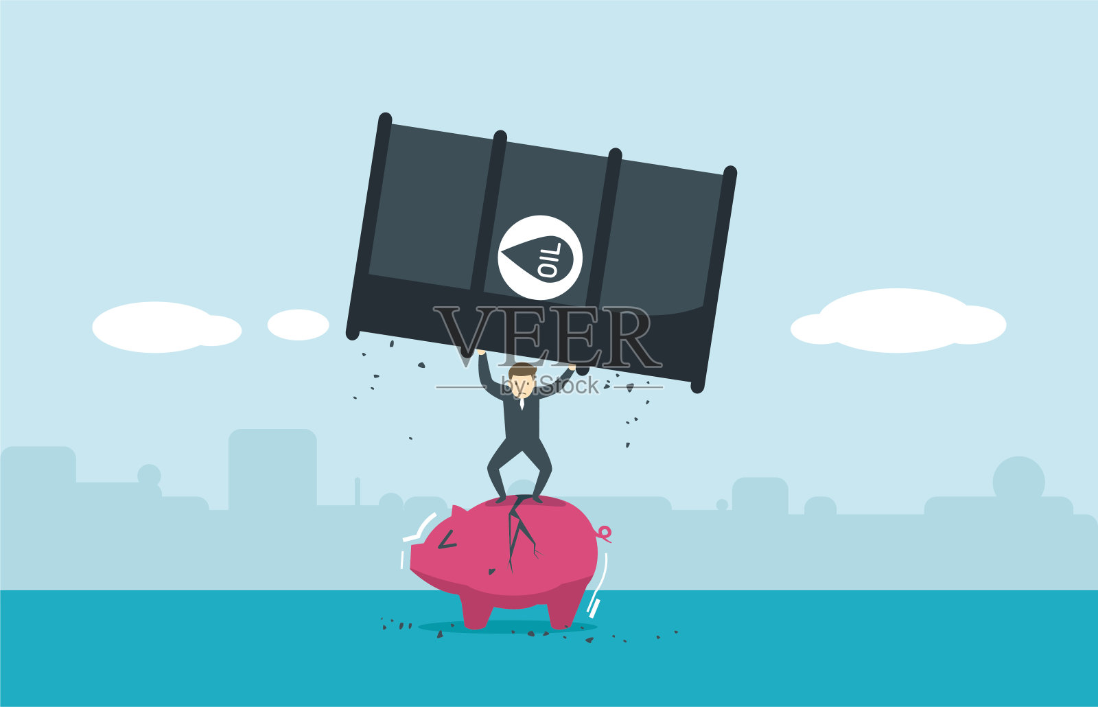 被生活插画图片素材