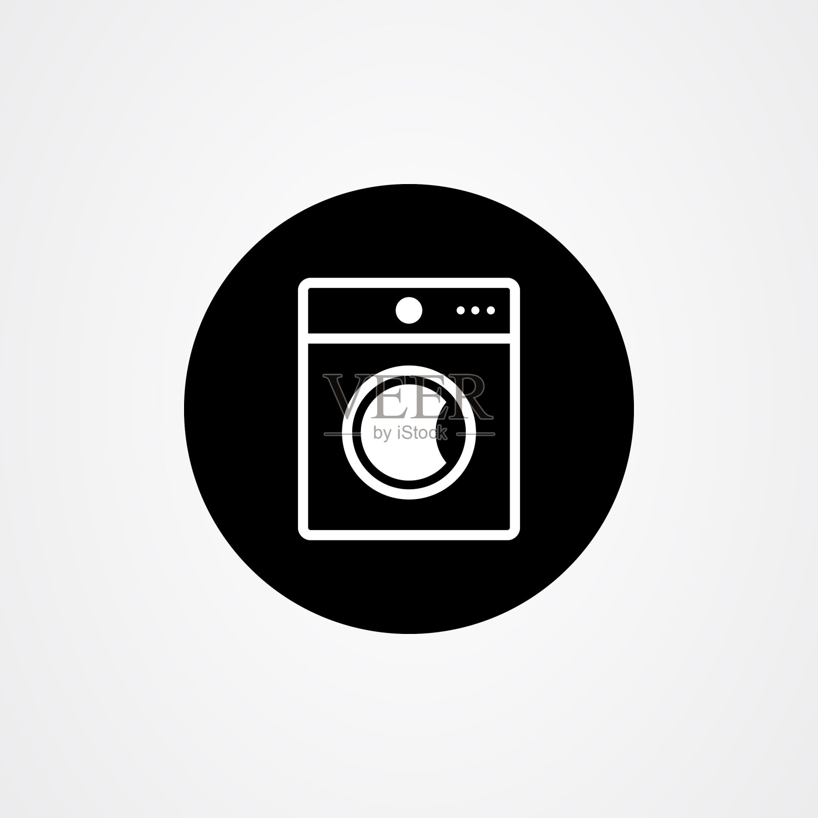 洗衣机图标标志设计图标素材