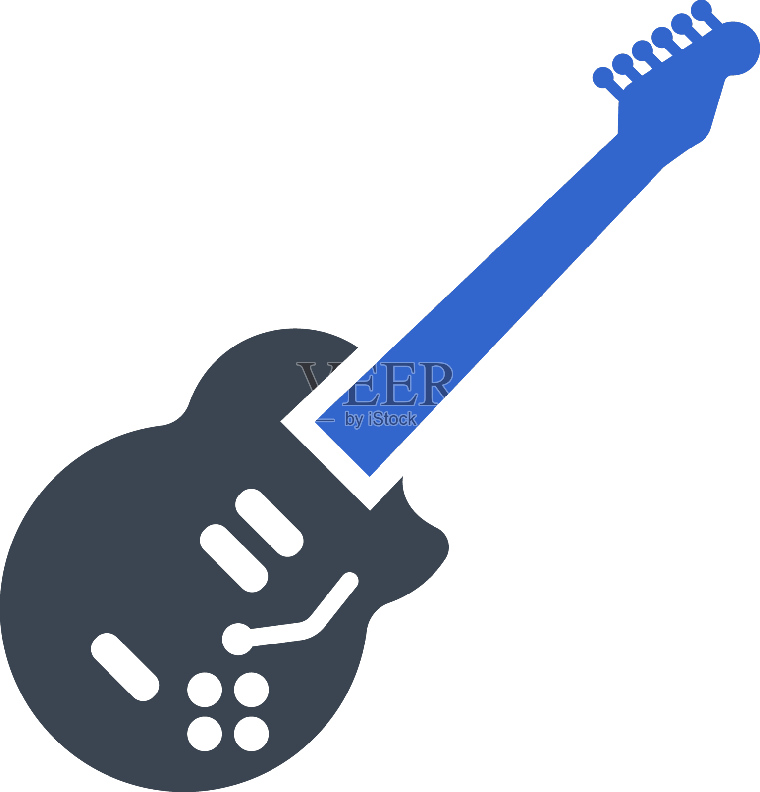 铅吉他图标设计元素图片