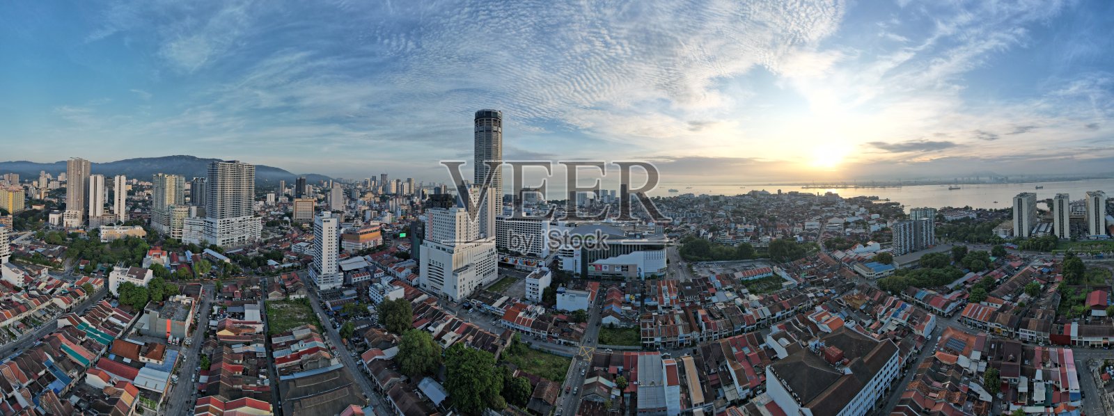 亚美尼亚街和乔治城周边的迷人风景照片摄影图片