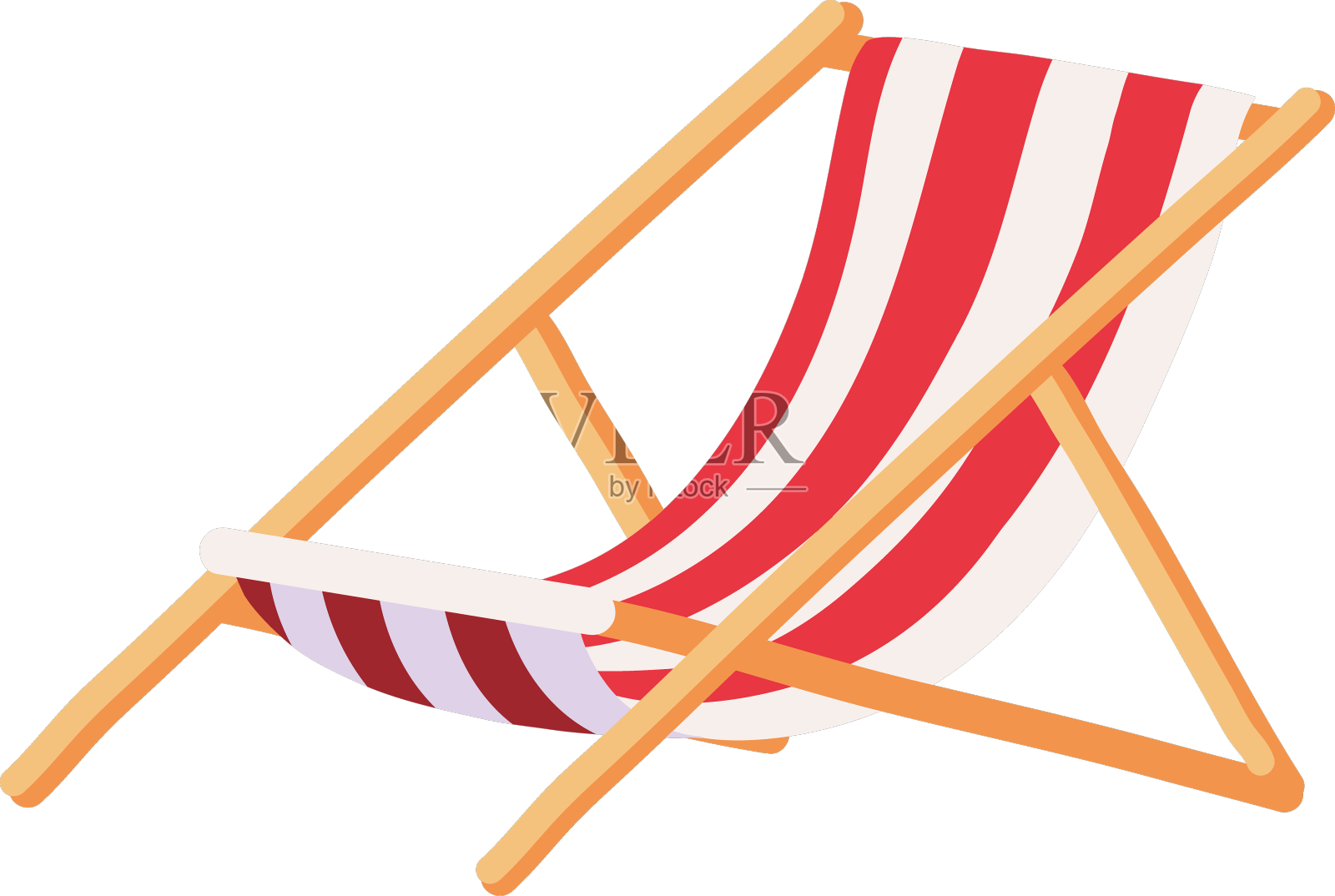 沙滩椅图标设计元素图片