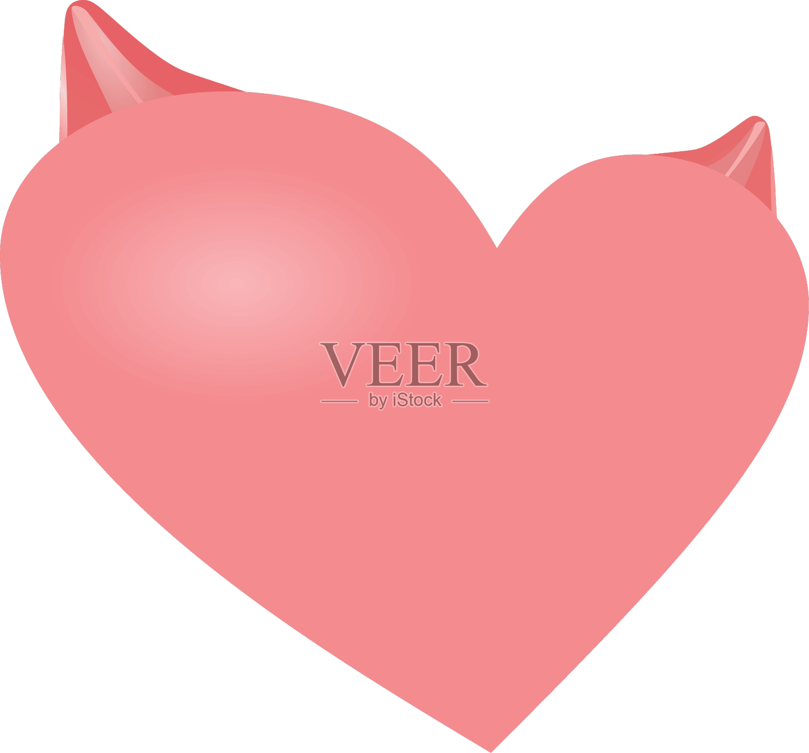 心有魔角设计元素图片