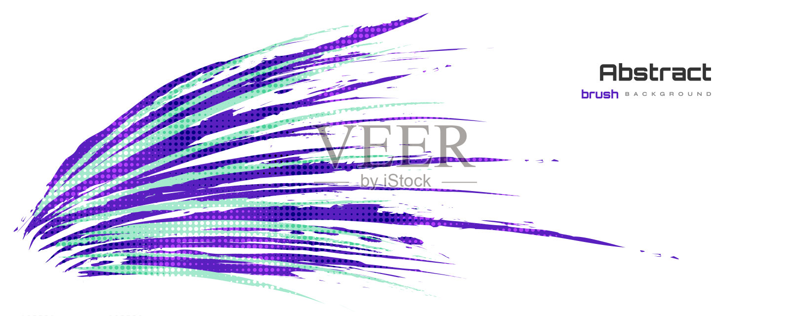 抽象和彩色刷背景与半色调效果。体育标语。笔触插图。划痕和纹理元素的设计插画图片素材