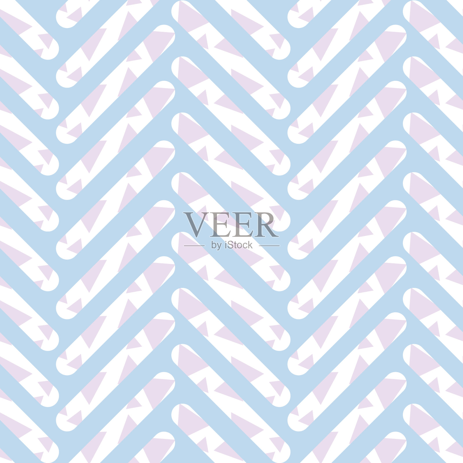 矢量雪佛龙模式，粉彩几何抽象背景插画图片素材