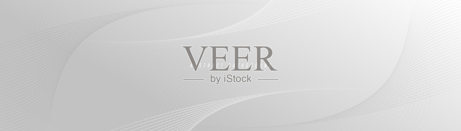 摘要灰色背景与波浪线向量。线条流畅优美的波浪图形。现代流畅的曲线线条设计元素。未来的波浪。适合横幅，海报，封面，传单，宣传册，网站插画图片素材