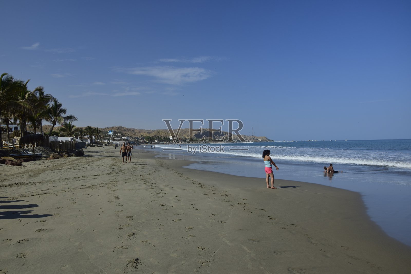 曼科拉是皮乌拉地区的一个旅游城市。它以曼科拉沙滩而闻名。秘鲁照片摄影图片