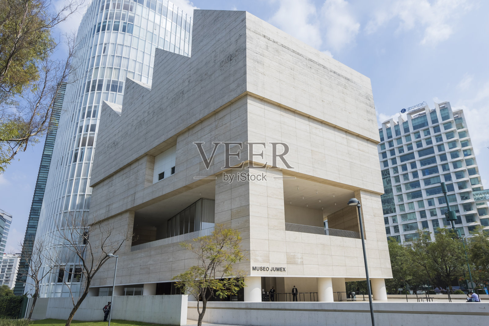 Jumex博物馆的建筑细节照片摄影图片