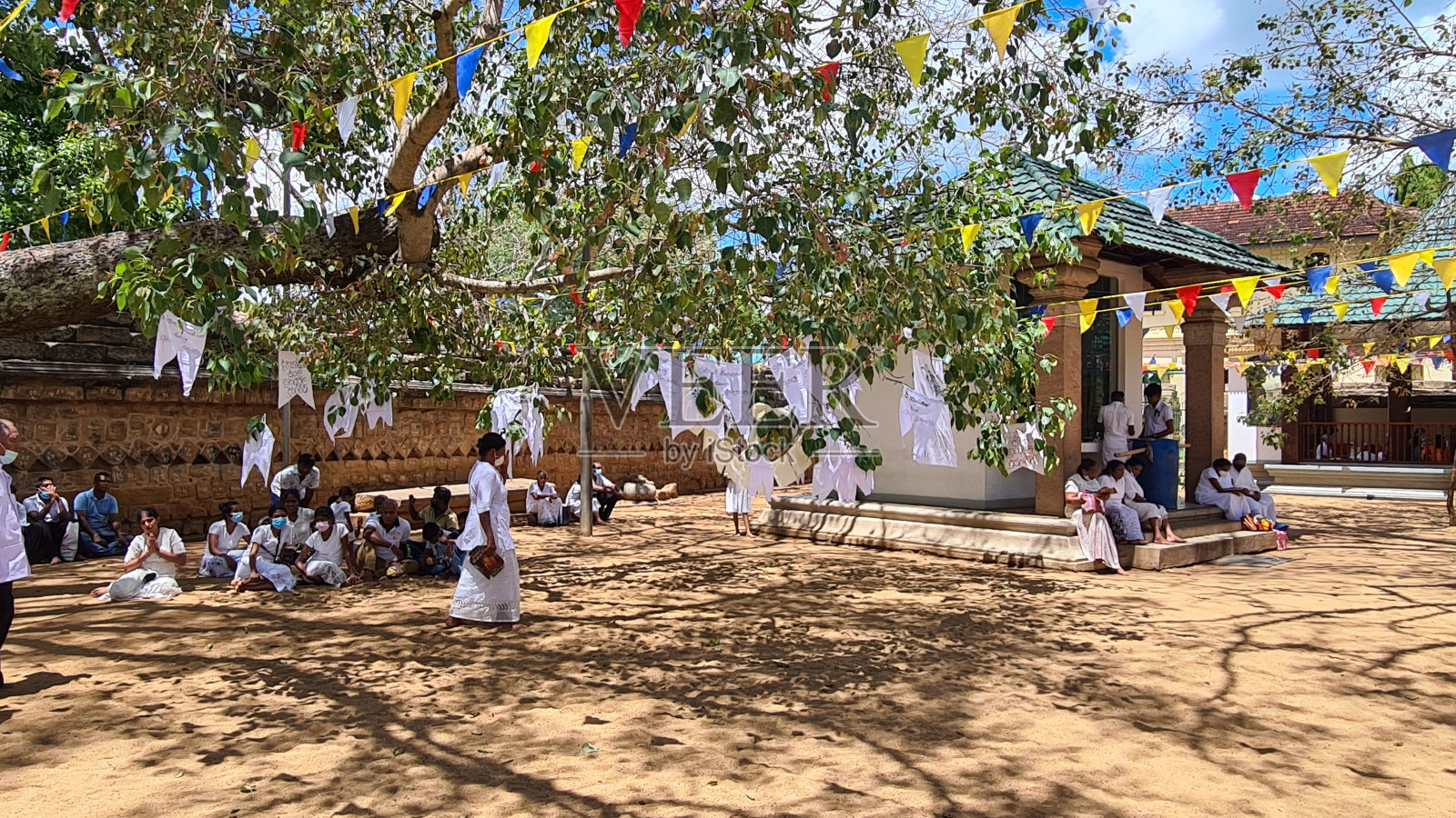 斯里兰卡阿奴拉多普拉斯摩诃菩提寺的细节照片摄影图片