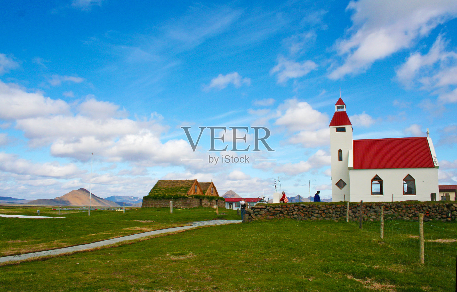 Modrudalur的全景(冰岛)照片摄影图片