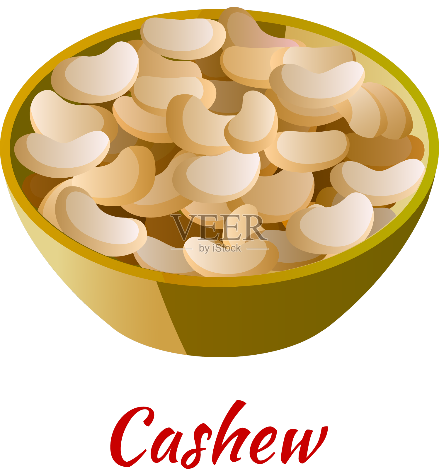 腰果是清真美食中著名的开胃菜设计元素图片