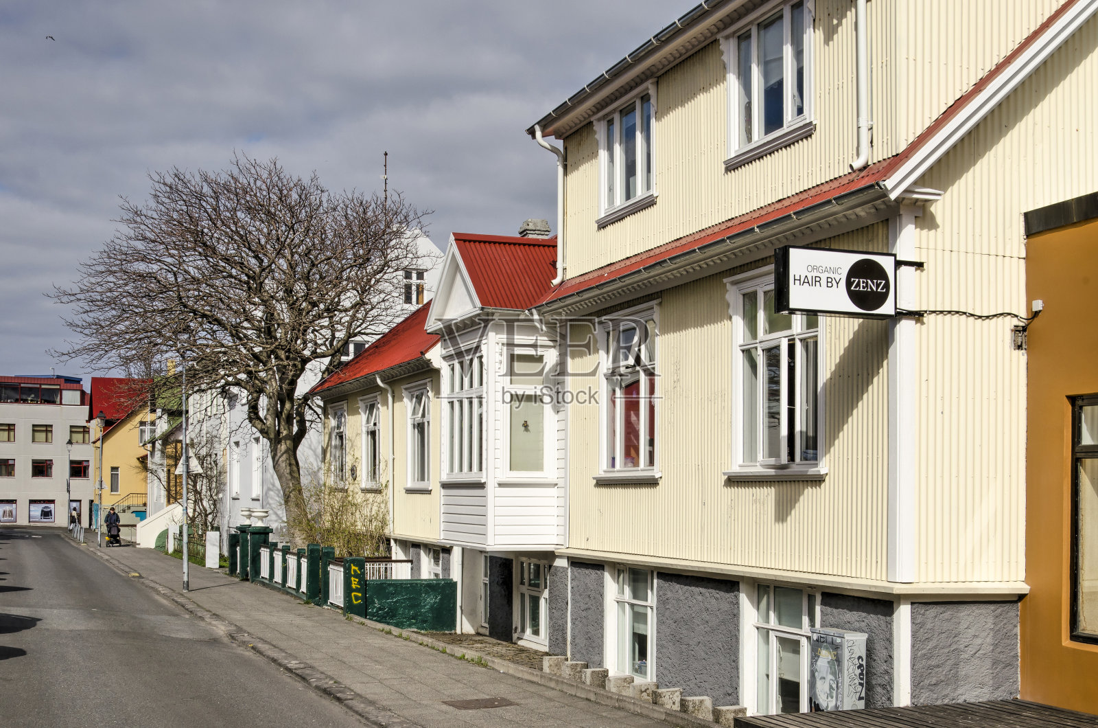 雷克雅未克老城照片摄影图片