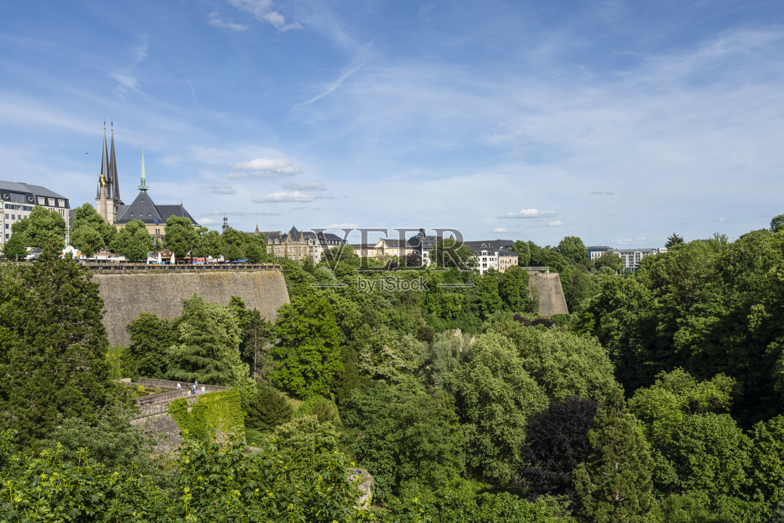 卢森堡的petrusse Casemates照片摄影图片