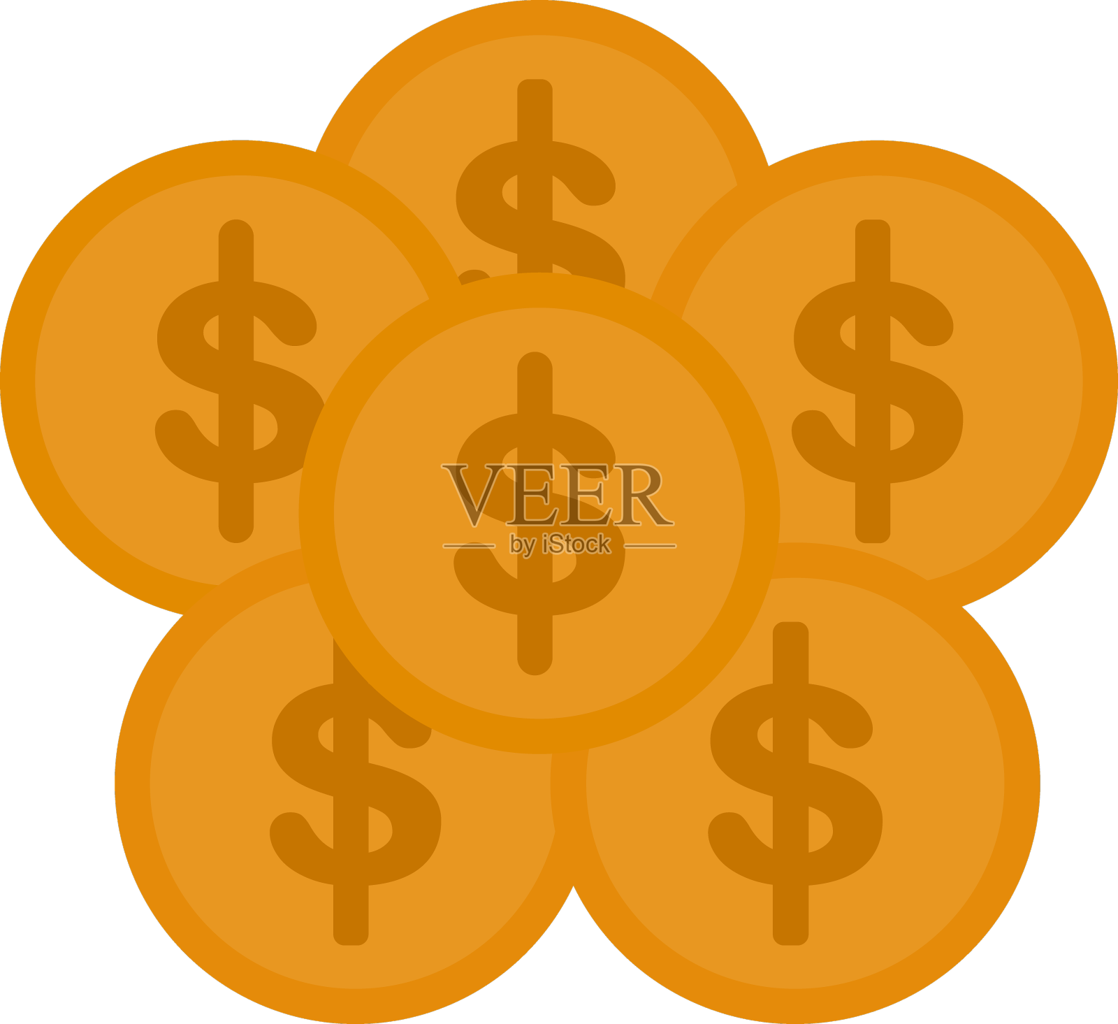 硬币设计元素图片