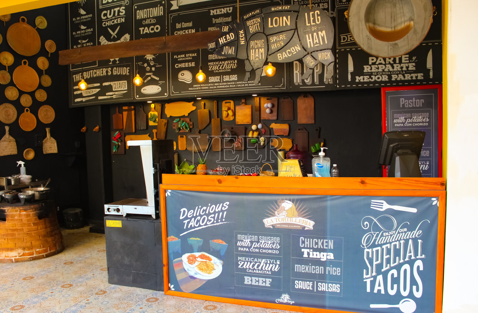 科斯塔玛雅游轮码头和度假村是所有游客的完美地方照片摄影图片