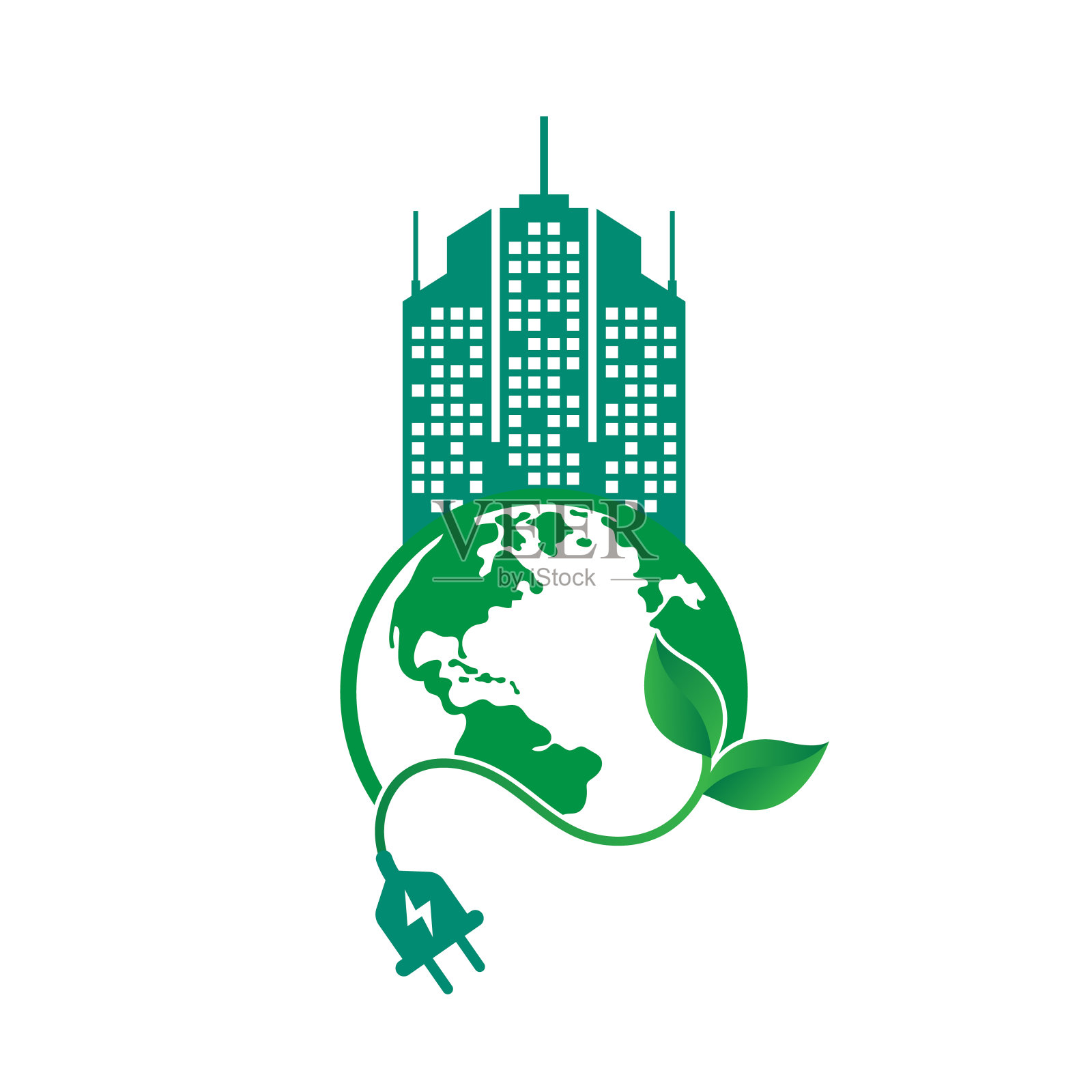 生态世界能源插画图片素材