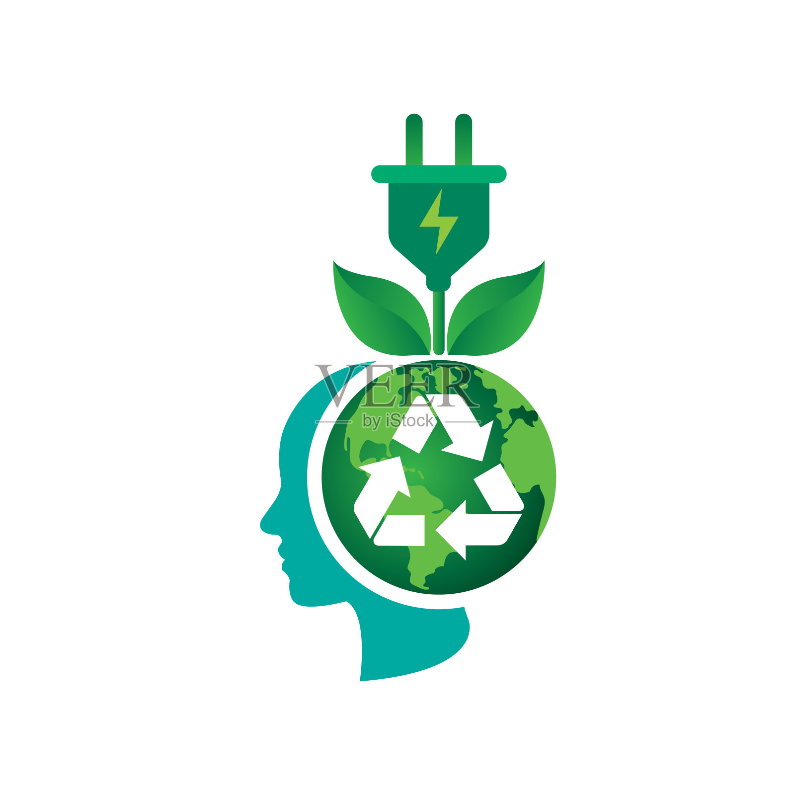 生态世界能源插画图片素材