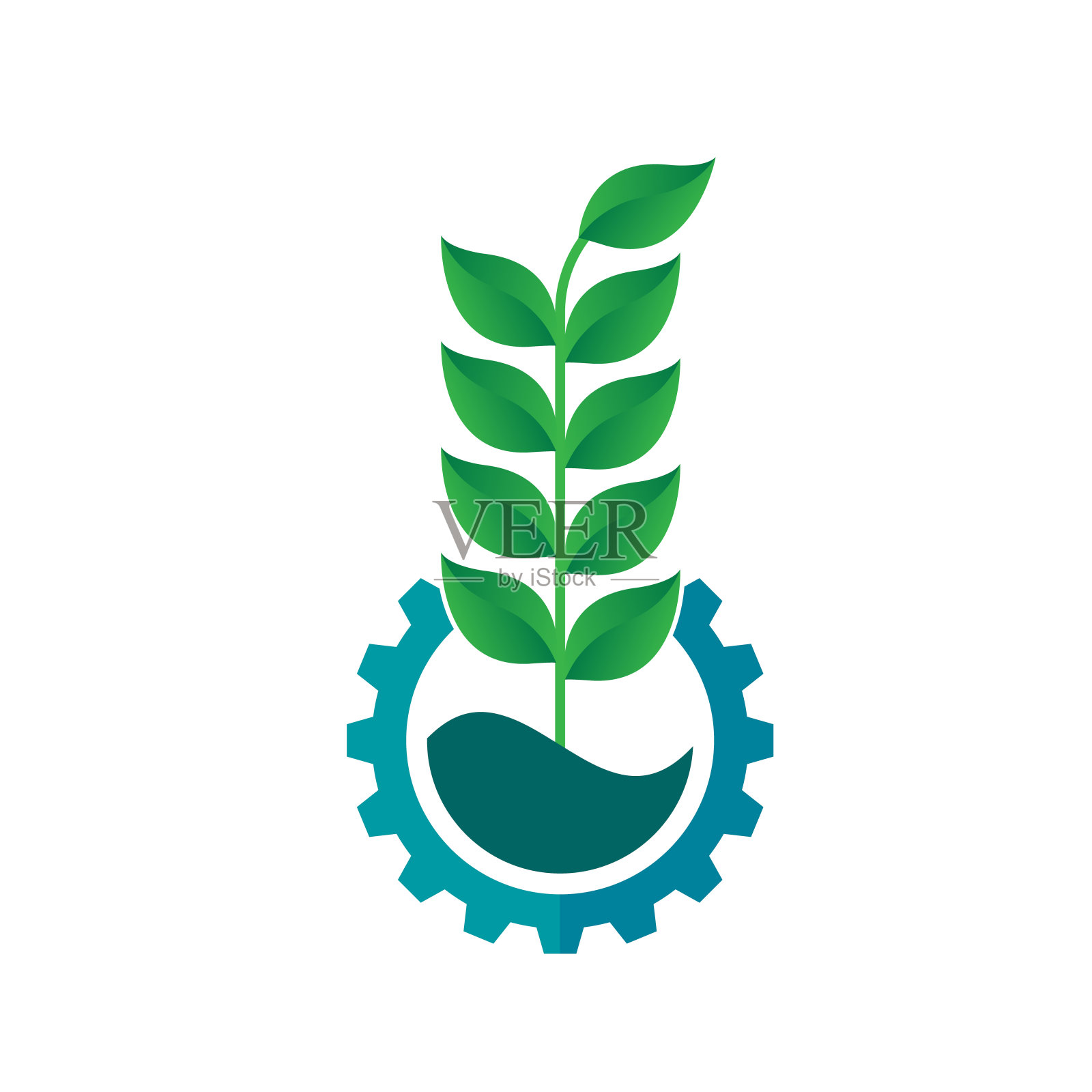 环保技术友好型插画图片素材