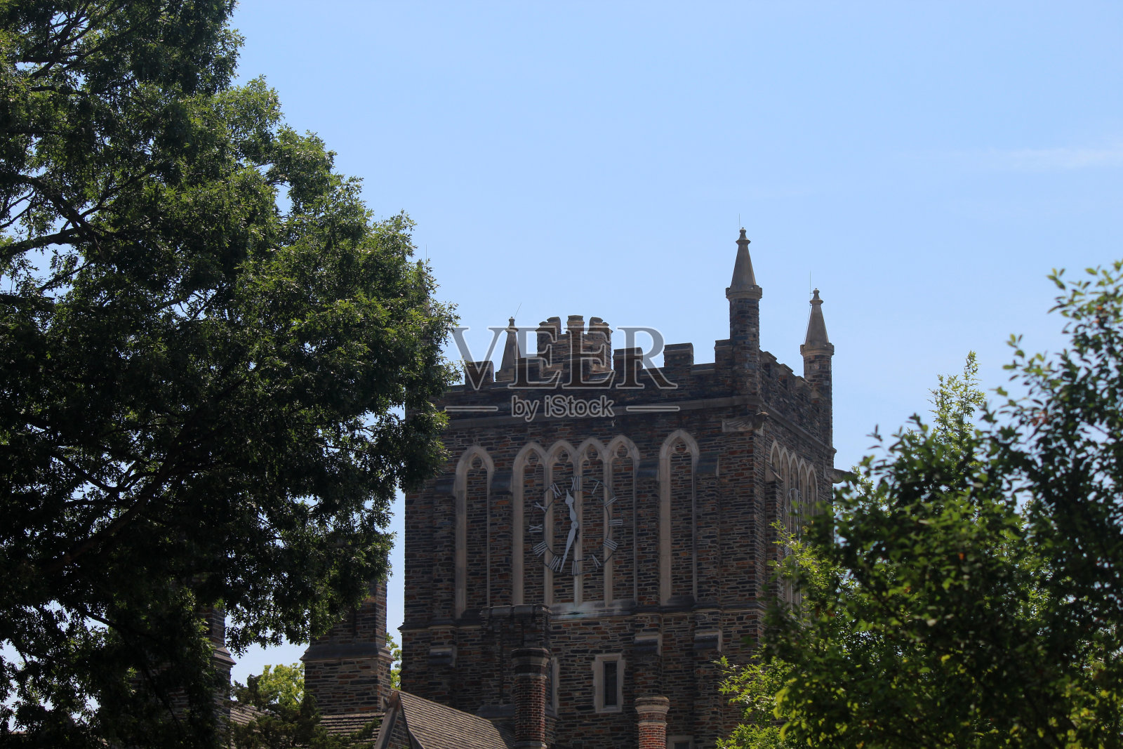 杜克大学钟楼照片摄影图片