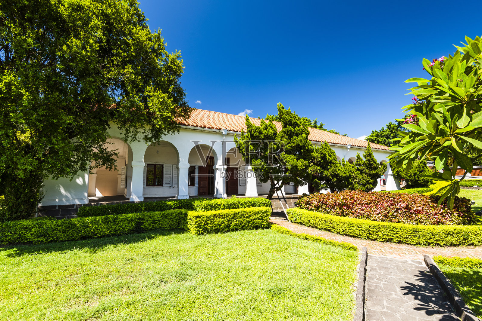 台湾新北市前淡水海关官员官邸照片摄影图片