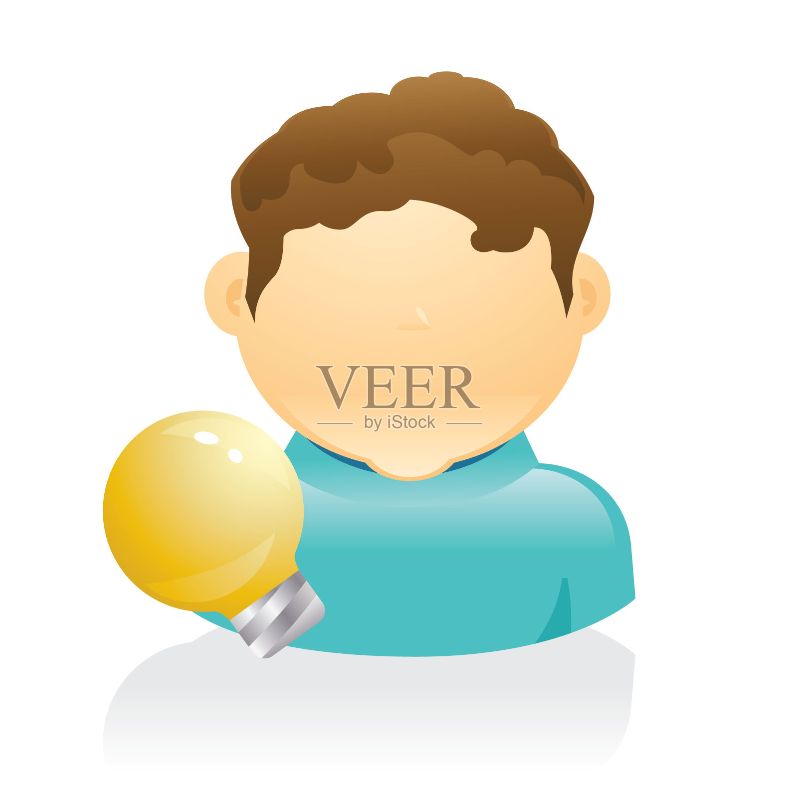 发明家阿凡达插画图片素材