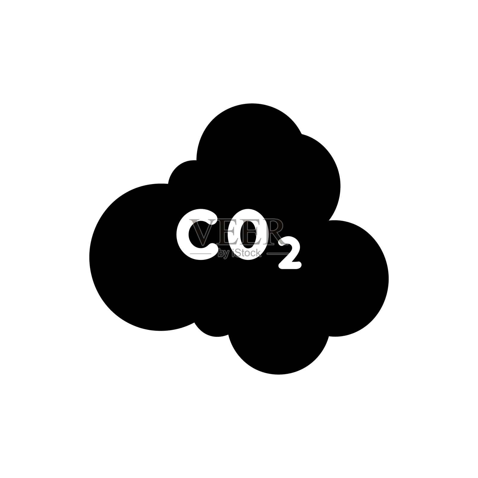 碳污染图标插画图片素材