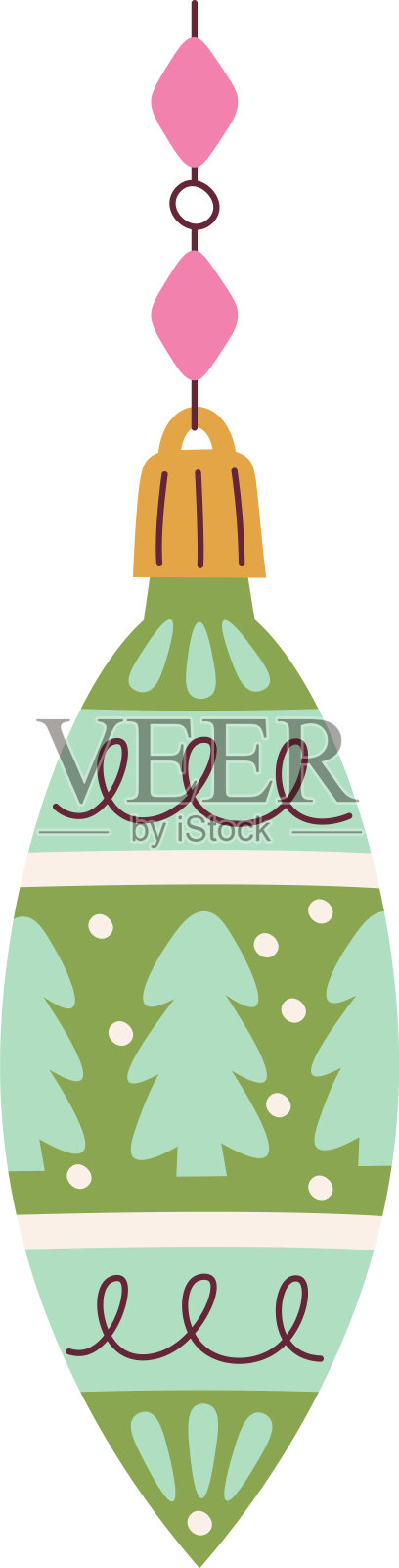 elements_christmas_toys插画图片素材