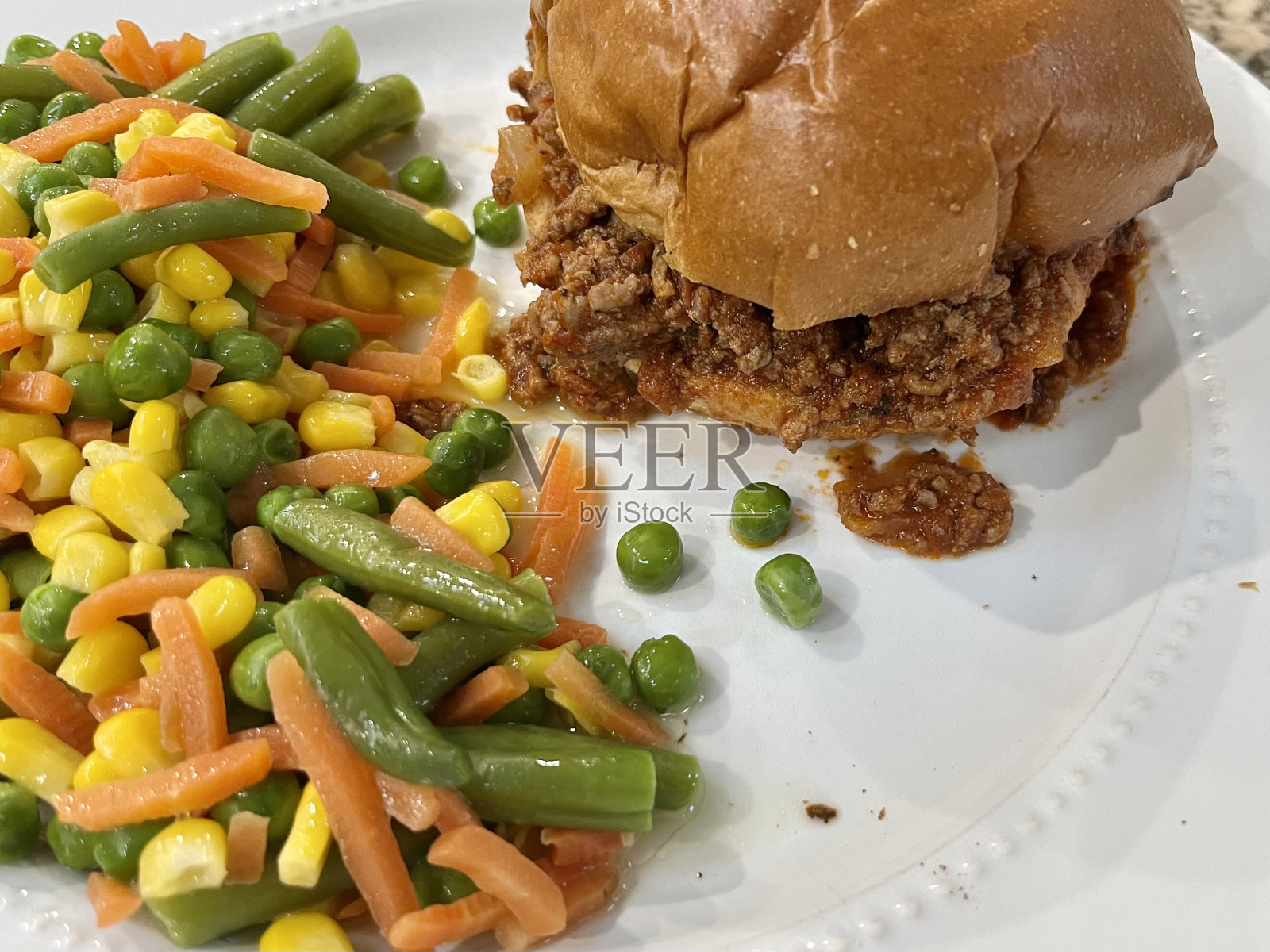 炒牛肉酱照片摄影图片