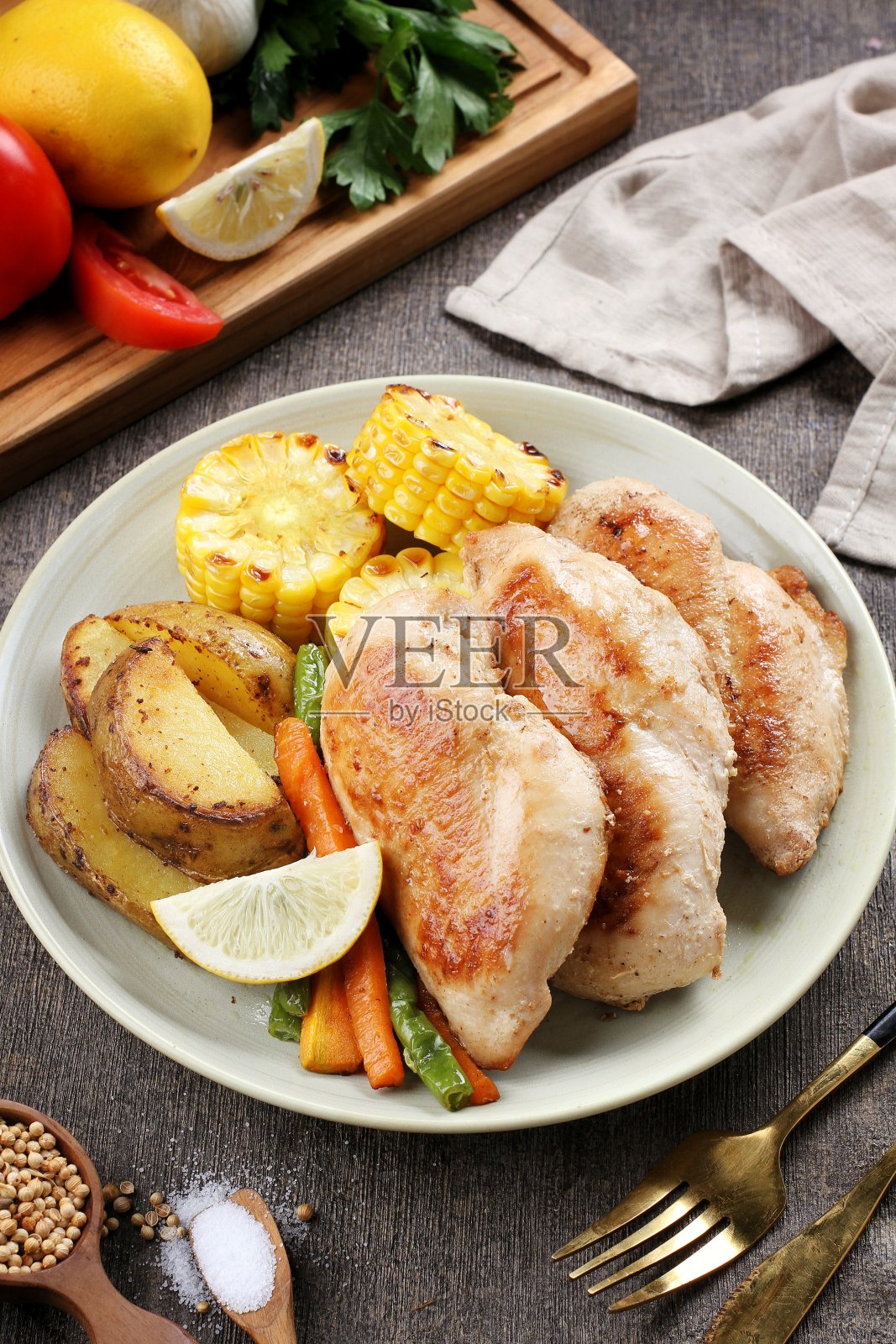 鸡排照片摄影图片