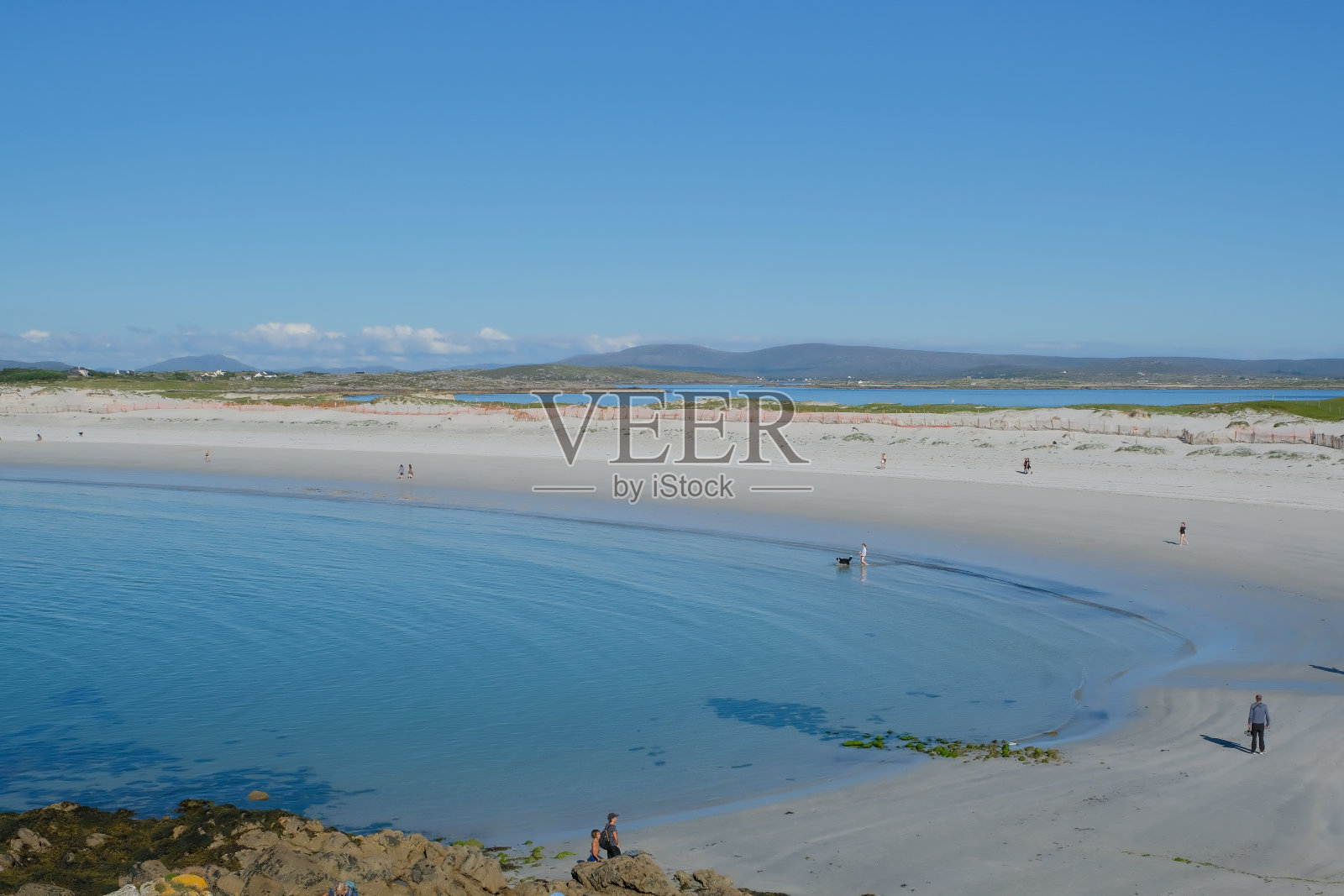 爱尔兰西海岸的海滩照片摄影图片