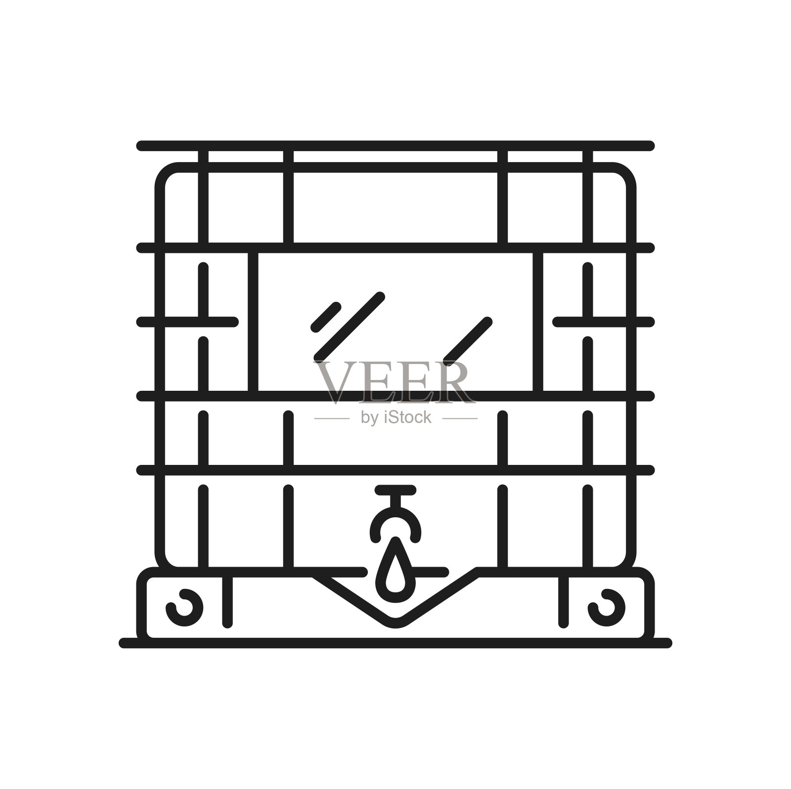 水箱，灌溉系统图标图标素材