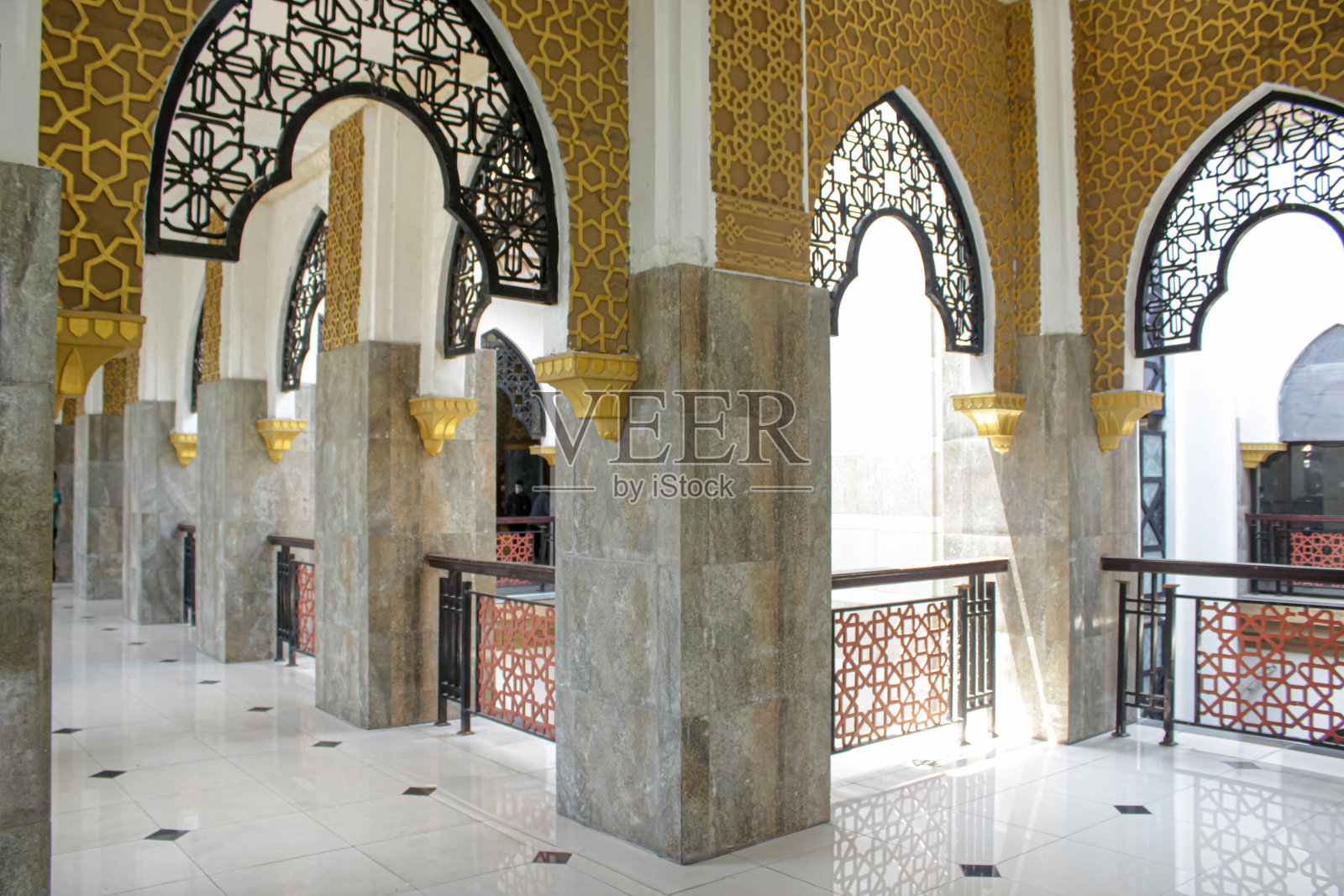 清真寺走廊室内设计照片摄影图片