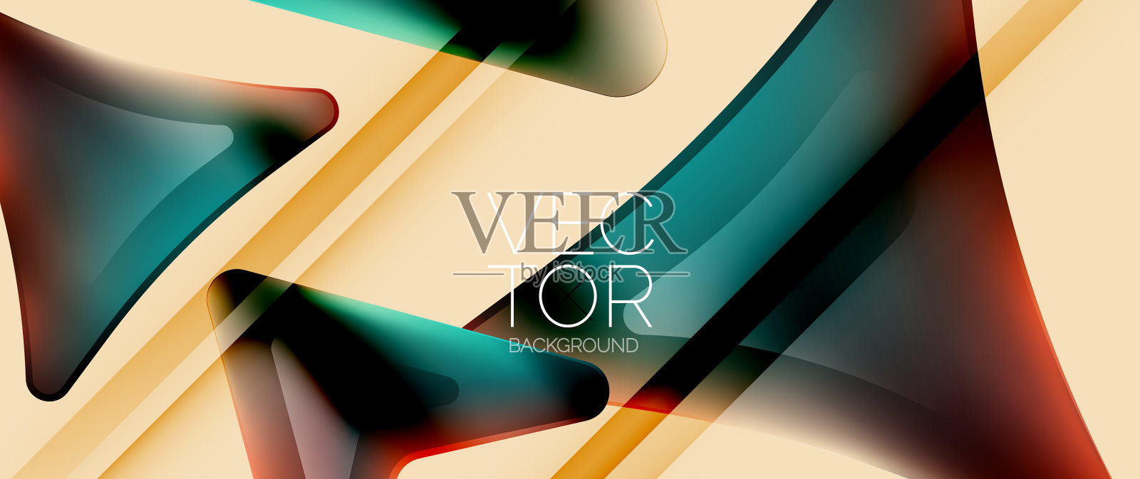 流体梯度箭头抽象的充满活力的箭头插画图片素材