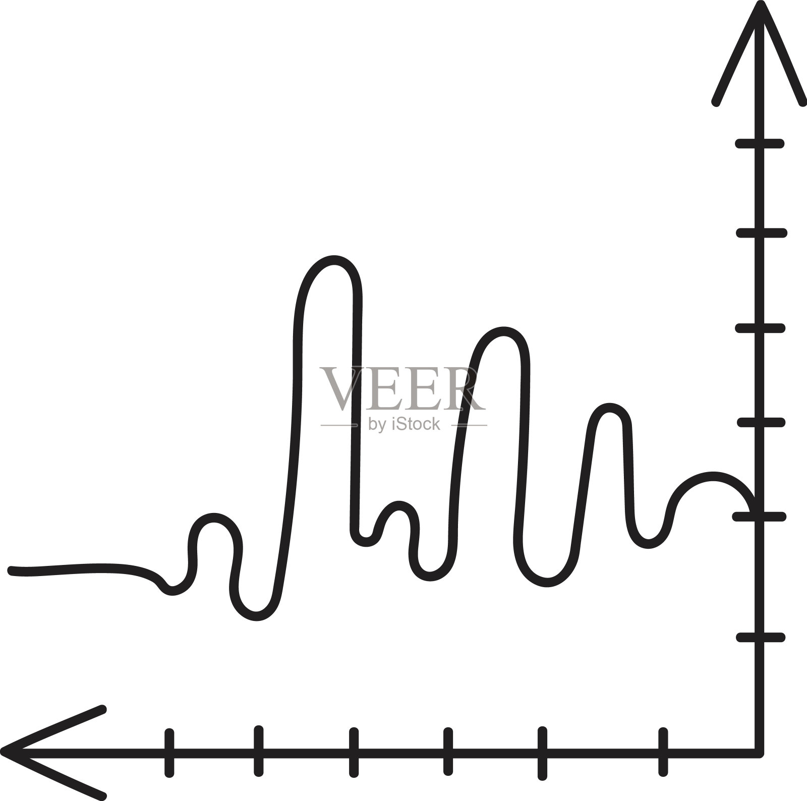 线性图表涂鸦插画图片素材