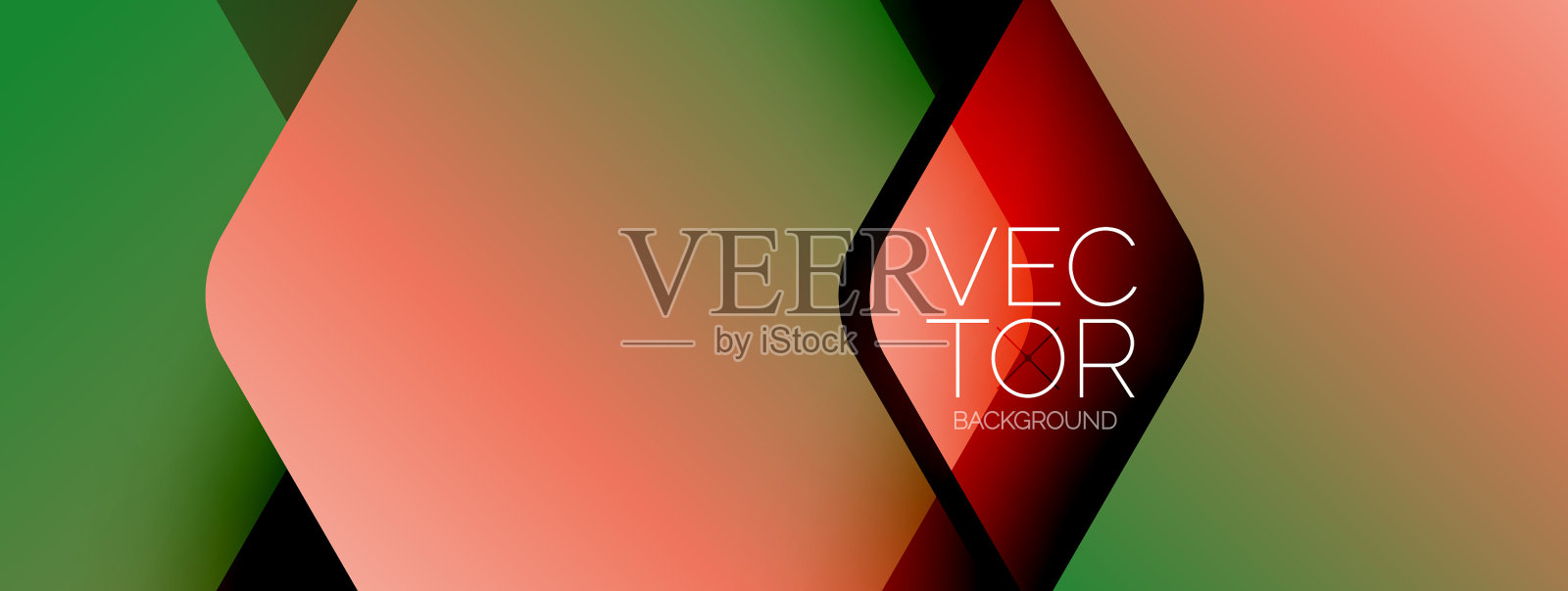 几何背景装饰与动态箭头插画图片素材