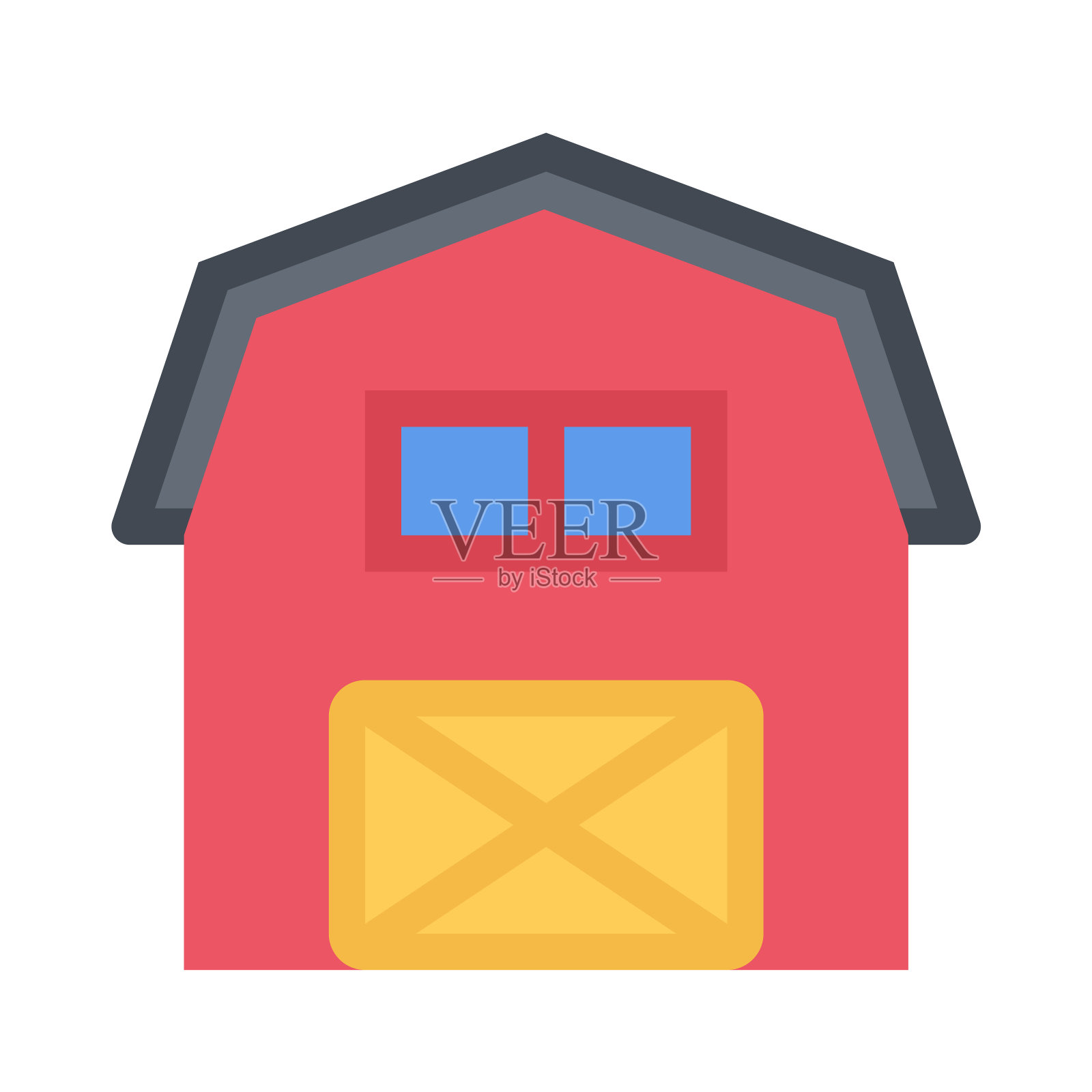 设计矢量图像图标谷仓图标素材