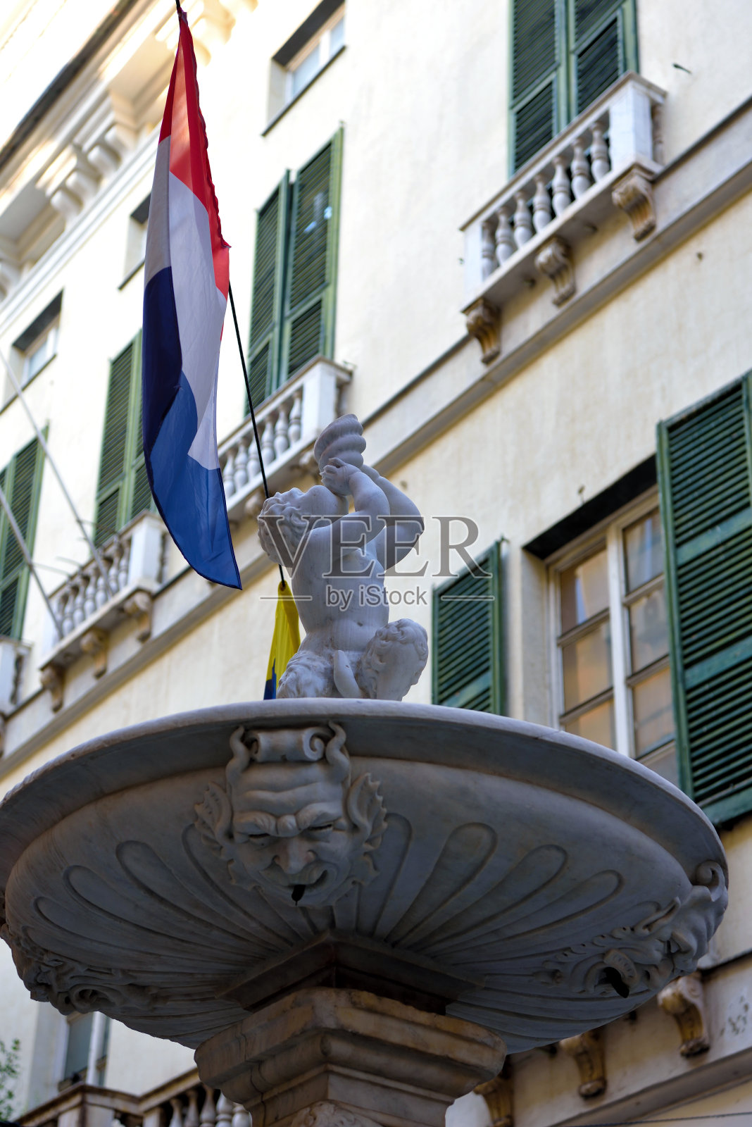 热那亚的历史中心照片摄影图片