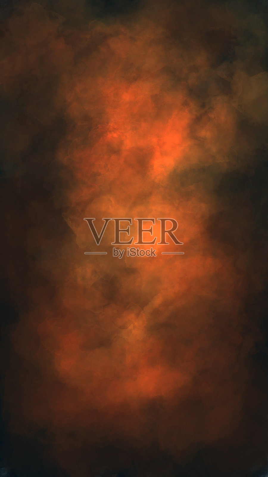 复古的薄纱织物摄影工作室背景的肖像。深色背景中间有余烬。恐怖质感壁纸照片摄影图片