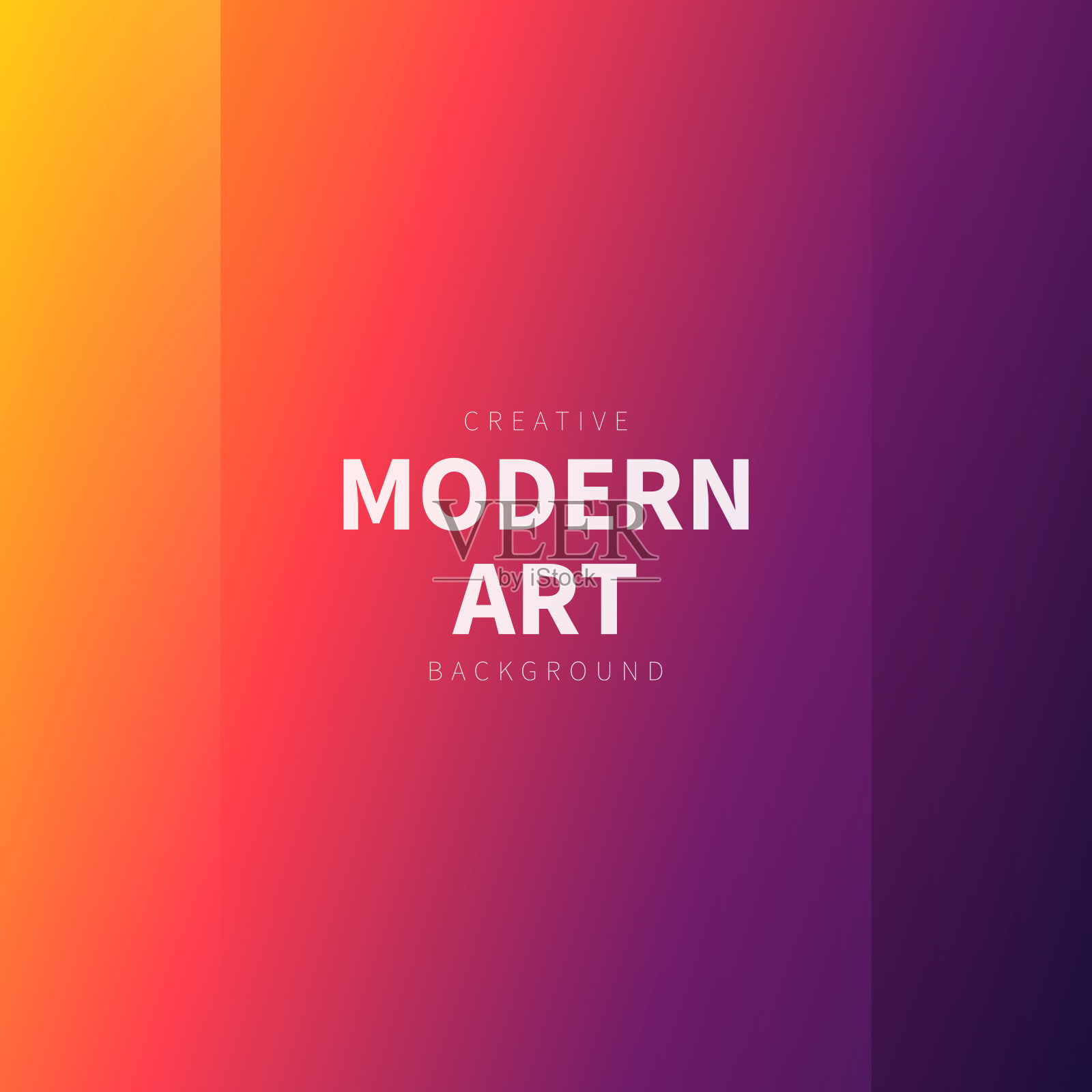 现代抽象背景-橙色渐变插画图片素材