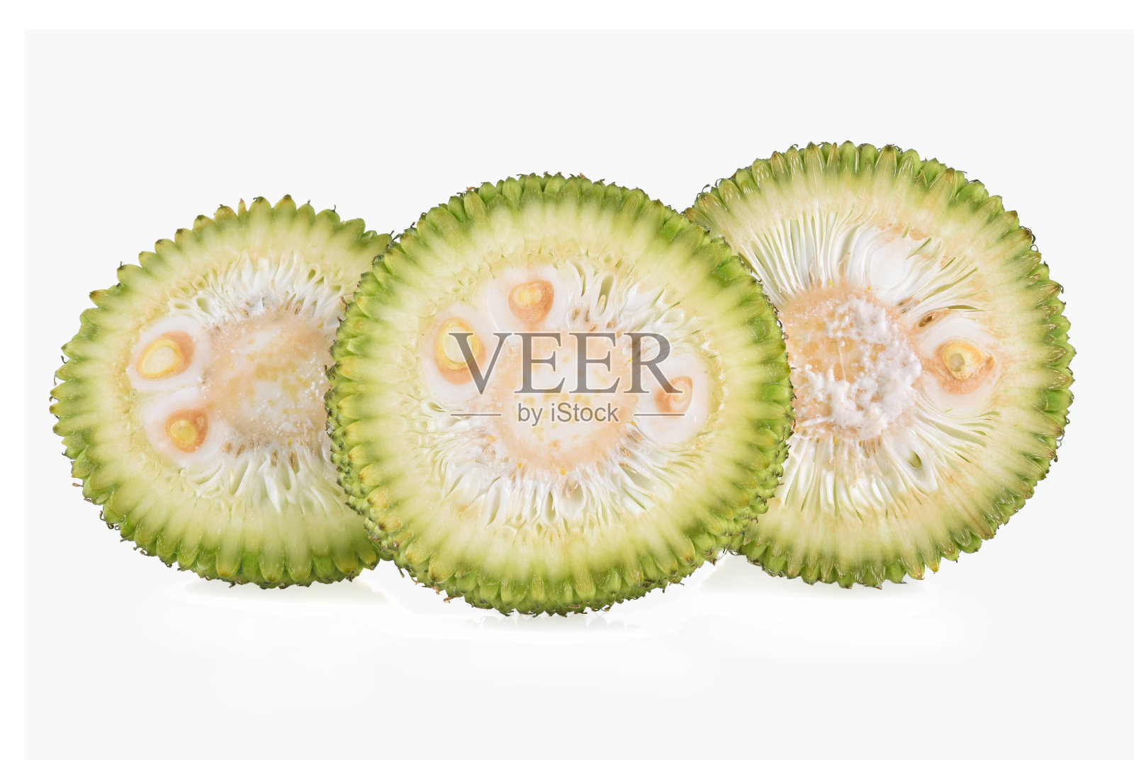 白底分离菠萝蜜照片摄影图片