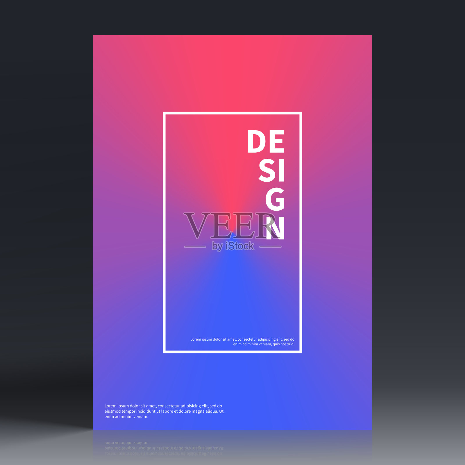 宣传册模板排版，紫色封面设计，商业年报，传单，杂志插画图片素材