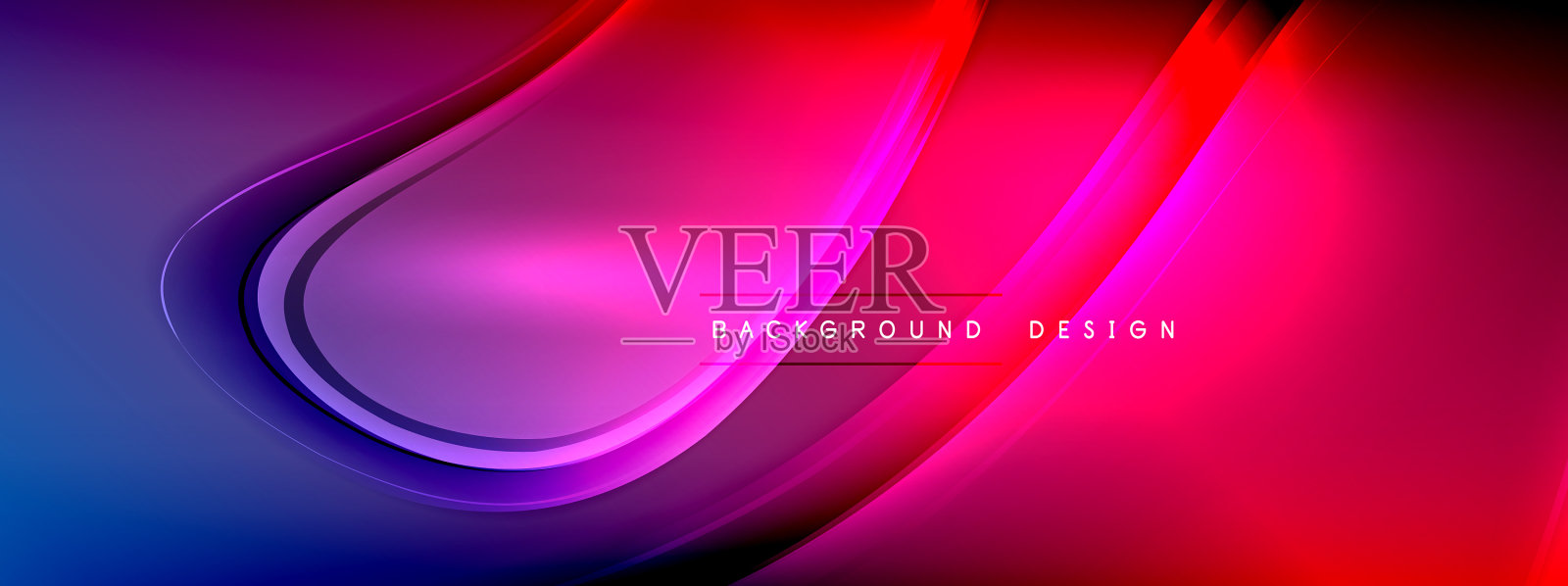 抽象背景-液体透明插画图片素材