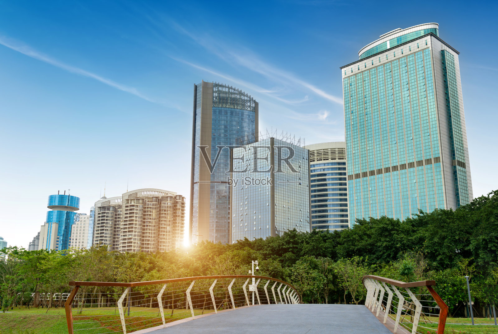 中国海南岛的摩天大楼照片摄影图片