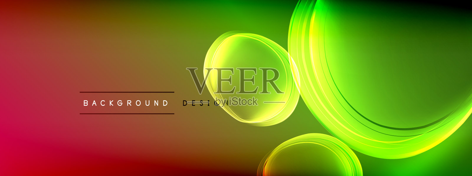 抽象背景-液体透明插画图片素材