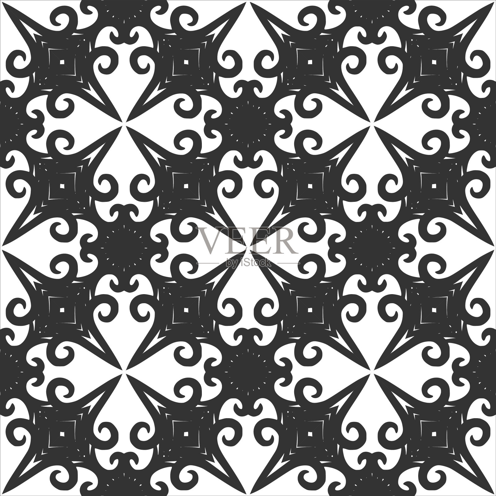 几何无缝图案矢量插图插画图片素材