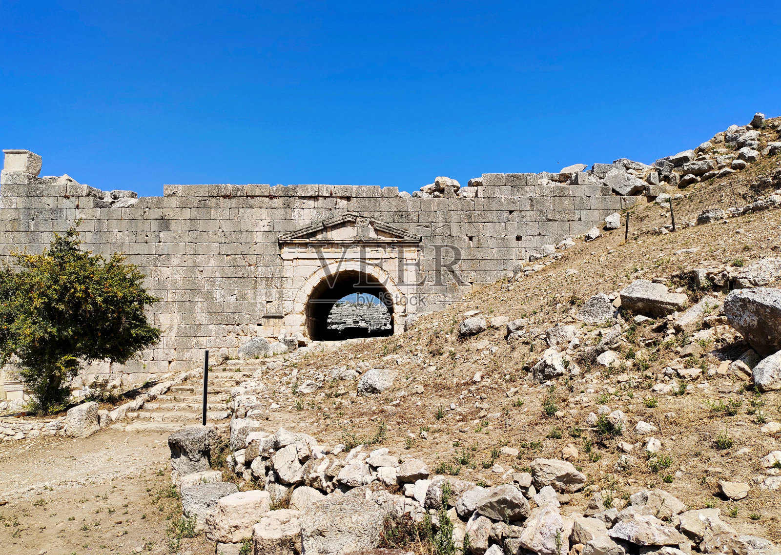 莱顿是土耳其莱托女神的古老圣地。照片摄影图片