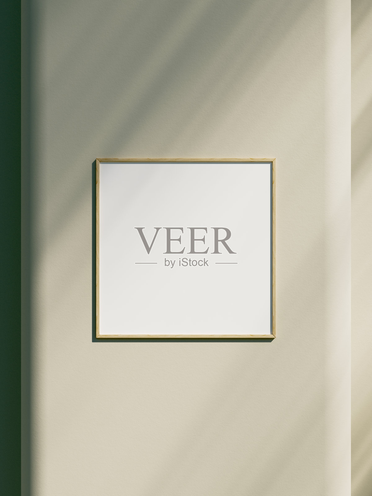 画框上的墙壁背景与阴影照片摄影图片