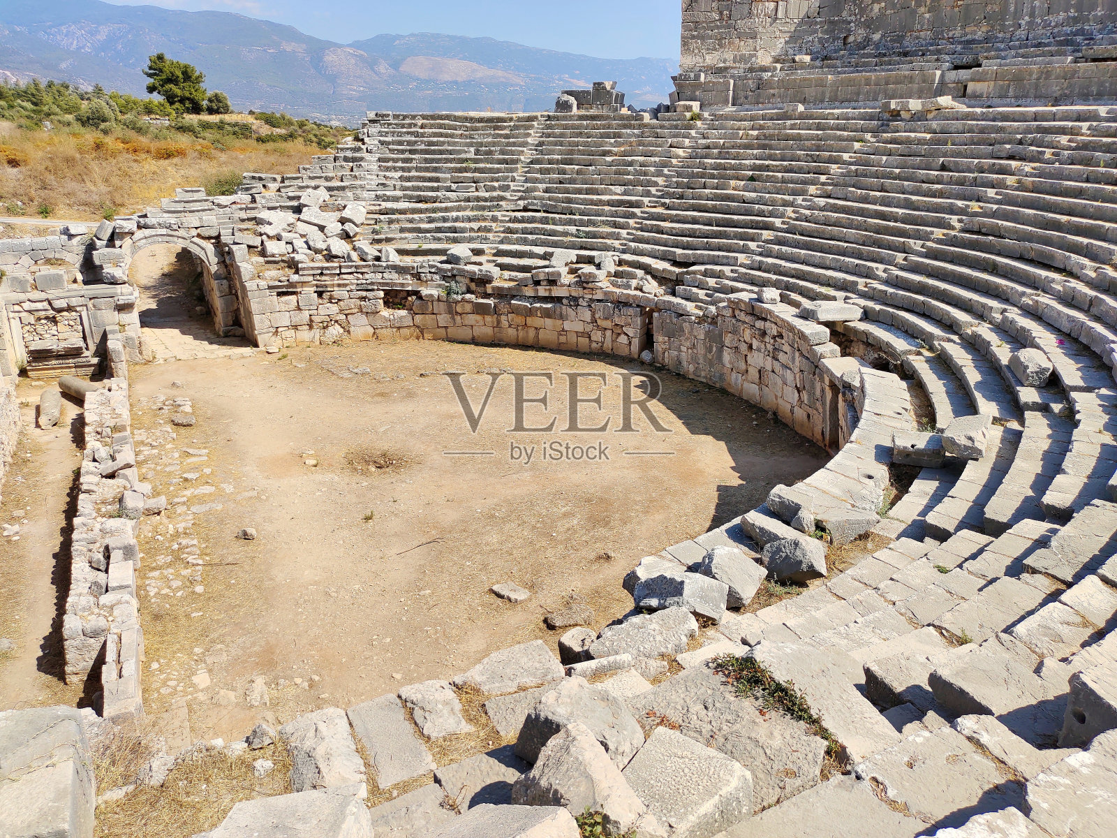 古代的Xanthos (Xanth)是利西亚国家的前首都。照片摄影图片