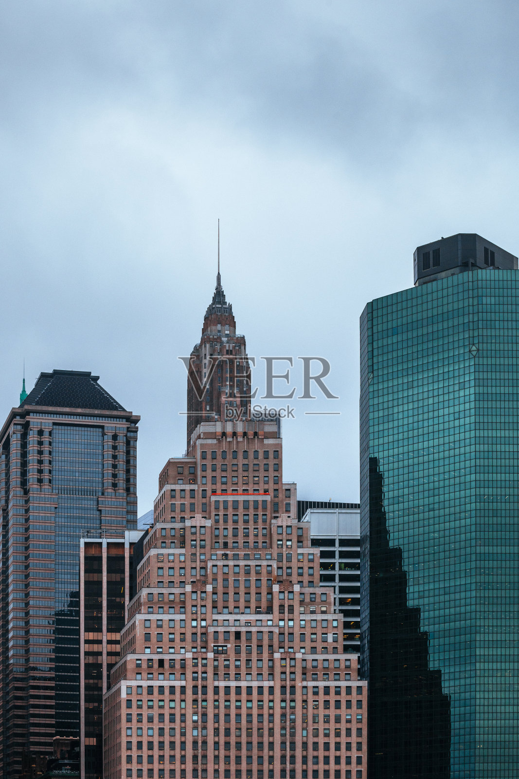 曼哈顿的建筑，纽约照片摄影图片